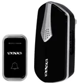 Campainha Satellite A-Db01 Preta Sem Fio Bivolt