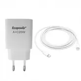 Carregador P/Celular Ecopower 20W Ep-7090 Usb-A+C