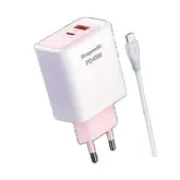 Carregador Para Celular Ecopower 45W Ep-7074 Usb-A+C Com Cabo