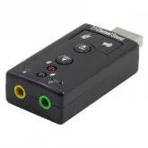Placa De Som Usb 7.1 3D