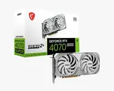 Placa De Video 12Gb Exp. Gf-Rtx4070 Super Msi Ventus 2X White (912-V513-831)