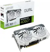 Placa De Video  8Gb Exp. Gf-Rtx4060Ti Asus Dual White Oc (90Yv0J42-M0Na00)