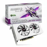 Placa De Video 8Gb Exp. Rx580 Keepdata Dragonfly Gaming Branco Kdrx580-8Gd5W/256B