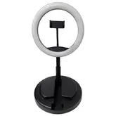 Aro Led 30Cm Con Base / Preto