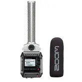 Gravador De Audio Zoom F1-Sp C/ Microfone Shotgun