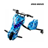 Triciclo Eletrico Pro-Move Pm-118 Drifting Scooter - Azul Camuflado