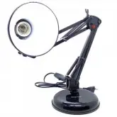 ABAJUR LED ECOPOWER EP-6622 40W / E27 / 2V / BIVOLT - PRETO