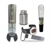 ABRIDOR DE VINHO ELETRICO QUANTA QTPAVE91 TEMP/BIVOLT-PRATA