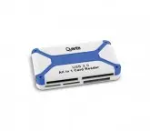 ADAPTADOR DE MEMORIA QUANTA QTAD60 USB MULTI-AZUL