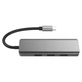 Adaptador Hub Satellite A-HUBC52 5 em 1 USB-C - Cinza