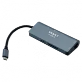 Adaptador Hub Satellite A-HUBC53 7 em 1 USB-C - Cinza