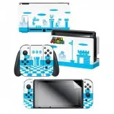 ADESIVO PARA NINTENDO SWITCH SUPER MARIO MUSHROOM KINGDOM 022552 COM COM 3 ADESIVOS