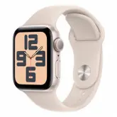 Apple Watch SE 2 MR9V3LL/A Caixa Alumínio 40mm Estelar - Esportiva Estelar M/L