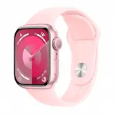 Apple Watch Series 9 MR933LL/A Caixa Alumínio 41mm Rosa - Esportiva Rosa