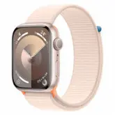 Apple Watch Series 9 MR983LW/A Caixa Alumínio 45mm Estelar - Loop Esportiva Estelar