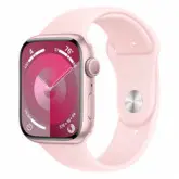 Apple Watch Series 9 MR9H3LL/A Caixa Alumínio 45mm Rosa - Esportiva Rosa M/L