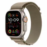 Apple Watch Ultra 2 MREX3LL/A Celular + GPS Caixa Titânio 49mm - Alpine Loop Olivia