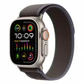 Apple Watch Ultra 2 MRF53LL/A Celular + GPS Caixa Titânio 49mm - Trail Loop Azul Preto