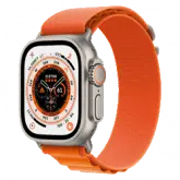 Apple Watch Ultra MNHA3LL/A Celular + GPS Caixa Titânio 49mm - Loop Alpine Laranja