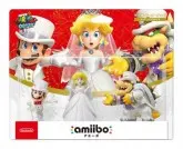 BONECO AMIIBO MARIO BOWSER E PEACH