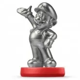 BONECO AMIIBO MARIO SILVER