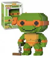 BONECO FUNKO POP 8-BIT TURTLES NINJA - MICHELANGELO