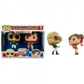 BONECO FUNKO POP EXCLUSIVE MARVEL VS CAPCOM - CAPTAIN MARVEL VS CHUN-LI
