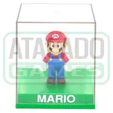 BONECO SUPER MARIO COM CAIXA DE VIDRO