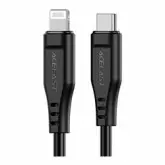 Cabo Acefast C3-01 Usb-C Para Lightning 30W 1.20 Metros - Preto