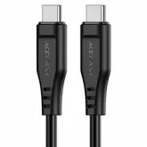 Cabo Acefast USB-C para USB-C 60W 1.20 Metros - Preto