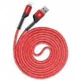 CABO PARA IPHONE BASEUS CALZJ-B09 CONFIDANT 1.5 METROS - VERMELHO