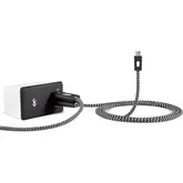 CABO USB BLUEFLAME DUAL PORT WALL CHARGER USB 3008 PRETO