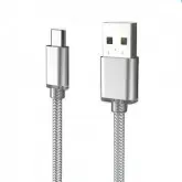 CABO USB LDNIO LS-17 DATA CABLE 2MT SILVER PARA SAMSUNG