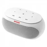 CAIXA DE SOM AIWA AW-31 COM BLUETOOTH, MICRO SD E MICROFONE - BRANCO