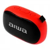 CAIXA DE SOM AIWA AW-S21 COM BLUETOOTH, MICRO SD E MICROFONE - VERMELHO