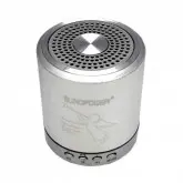 CAIXA DE SOM EUROPOWER EP-2020 BLUETOOTH SD USB PRATA