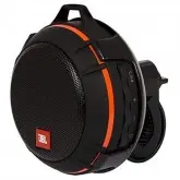 CAIXA DE SOM JBL WIND BLUETOOTH 3W CICLISMO - PRETO E LARANJA