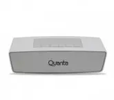 CAIXA DE SOM QUANTA PORTATIL QTSPB40 BLUETOOTH 2X3W FM SD USB MP3 AUX-PRATA