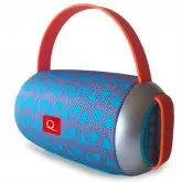 CAIXA DE SOM QUANTA QTSPB31 COM RADIO FM, USB, SD CARD, AUXILIAR E BLUETOOTH - TURQUESA
