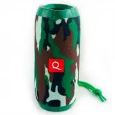 CAIXA DE SOM QUANTA QTSPB33 COM RADIO FM, USB, BLUETOOTH E SD - CAMUFLADO