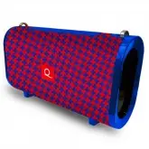 CAIXA DE SOM QUANTA QTSPB35 COM RADIO FM, USB, SD CARD, AUXILIAR E BLUETOOTH - AZUL E VERMELHO