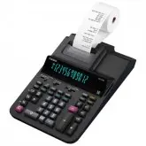 CALCULADORA CASIO COM BOBINA DR-120R BIVOLT - PRETO