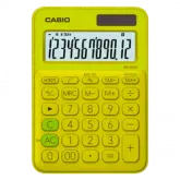 Calculadora Casio Compacta MS-20UC - Amarelo