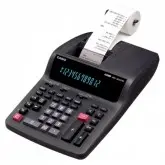 CALCULADORA CASIO DR-120TM COM BOBINA 110V PRETA