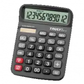Calculadora Truly 836B-12 12 Dígitos - Preto
