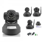 CAMERA IP WIRELES POWERPACK CAM-IP202 BK 720P 1.0MP VISAO NOTURNA-PRETO
