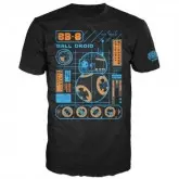 CAMISETA FUNKO POP TEES BB-8 BLUEPRINT - M