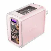 Carregador Acefast A45 65W Usb-A Usb-C - Rosa