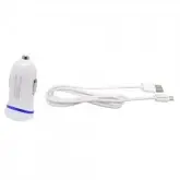 CARREGADOR GOLD EDITION PARA CARRO GE-P10 V8 2.1A 10.5W-BRANCO