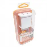 CARREGADOR MOXOM KH-14Y COM CABO V8 DUAS PORTAS USB 2.4A